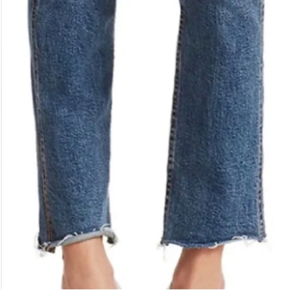 RE/DONE Double Needle Long Straight Jeans Mid 80’s Wash 25 - Picture 5 of 7